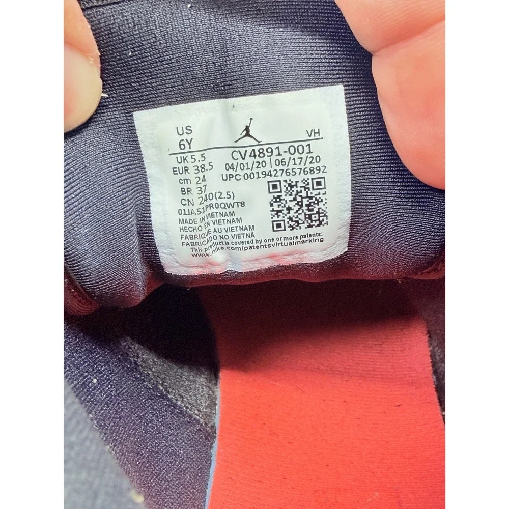 Nike Air Jordan 1 Mid Game Time GS Hyper Pink Blue Black White 6Y CV4891-001